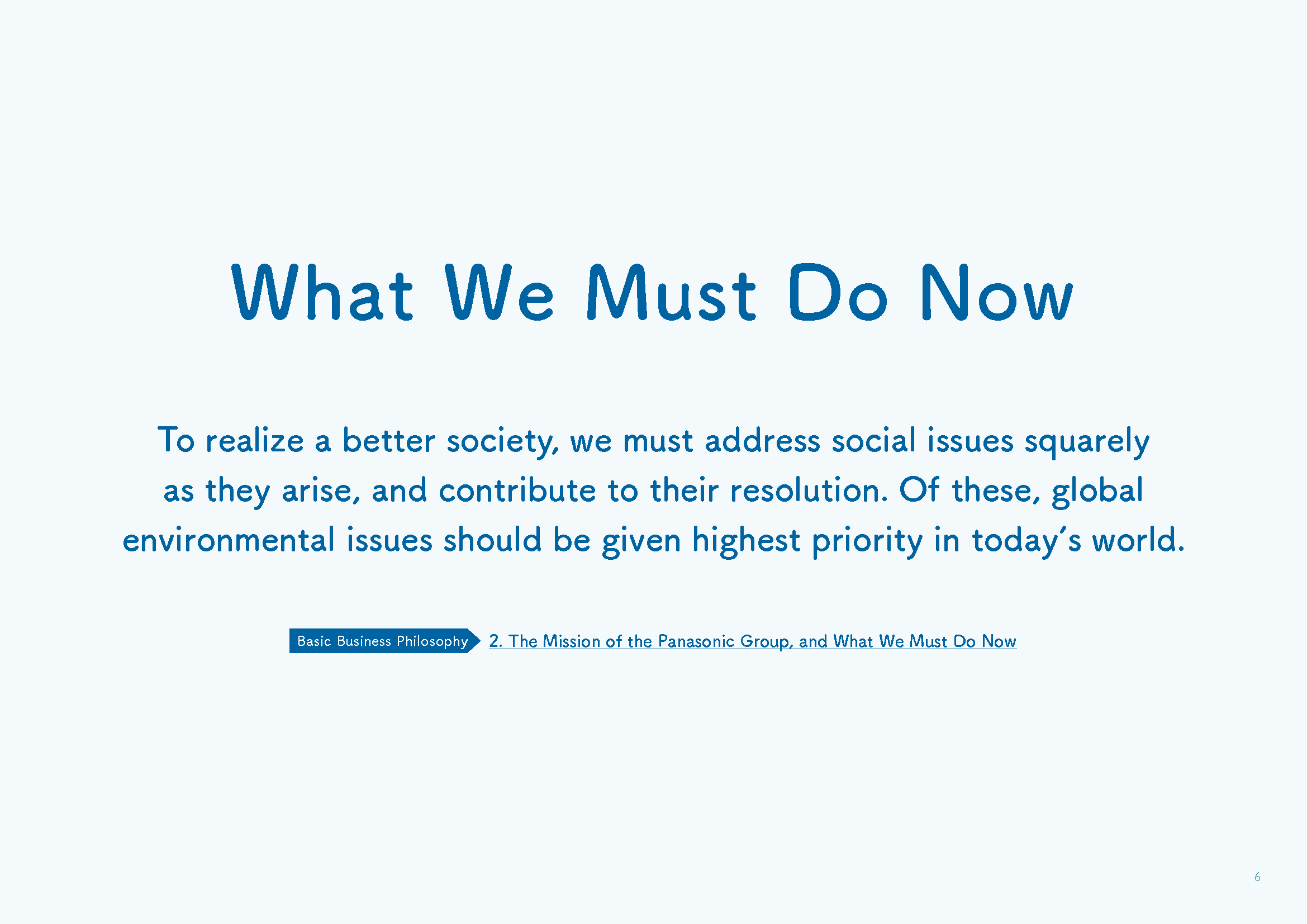 What We Must Do Now