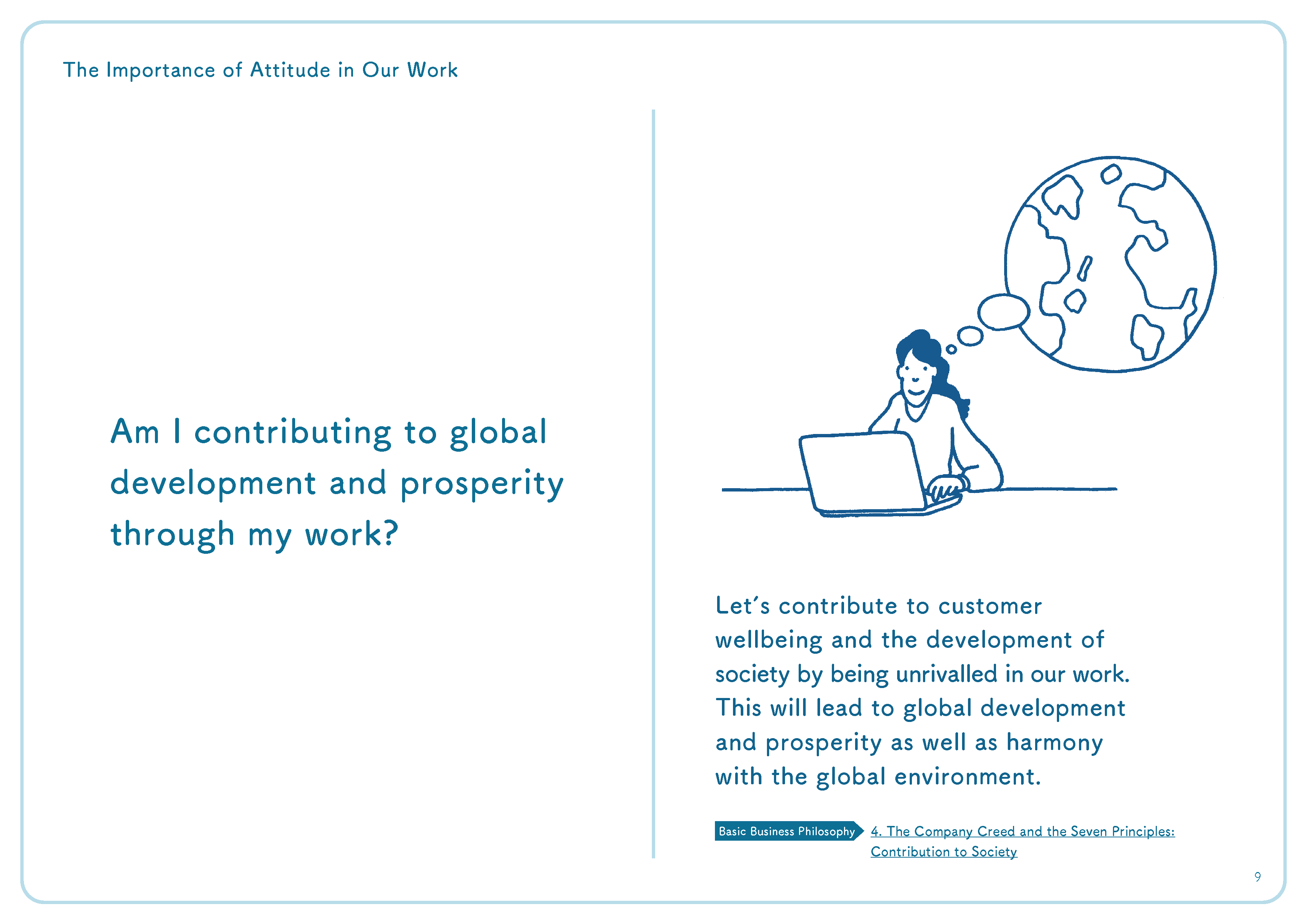 Am I contributing to global development and prosperity through my work?